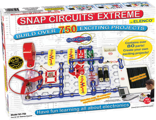 Elenco Snap Circuits Extreme SC-750電子探索套件