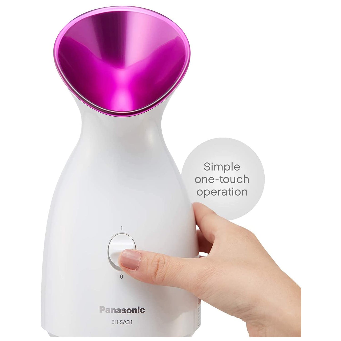 Panasonic EH-SA31VP水療品質面部蒸籠,採用超細蒸氣進行保濕和清潔, 一鍵操作