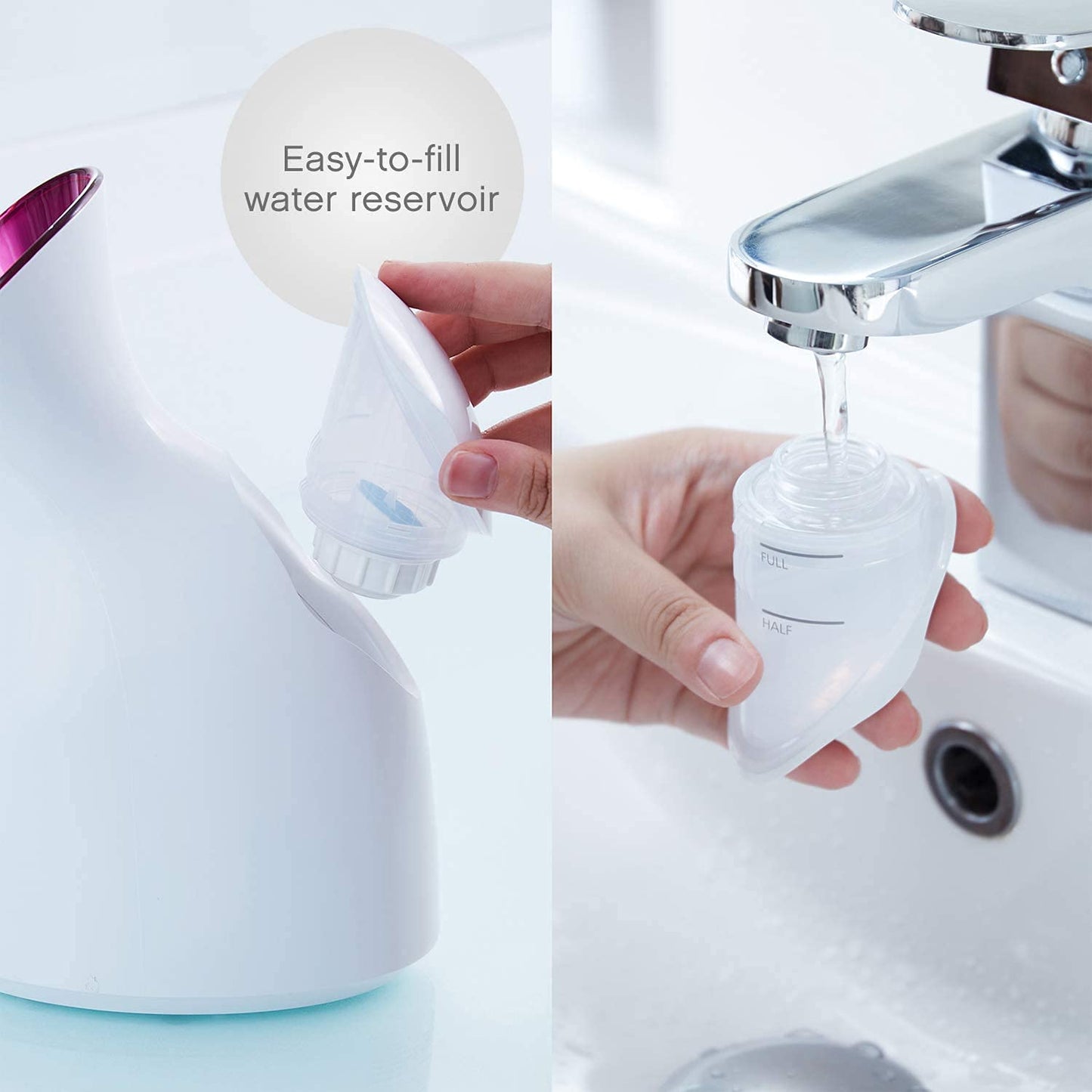 Panasonic EH-SA31VP水療品質面部蒸籠,採用超細蒸氣進行保濕和清潔, 一鍵操作