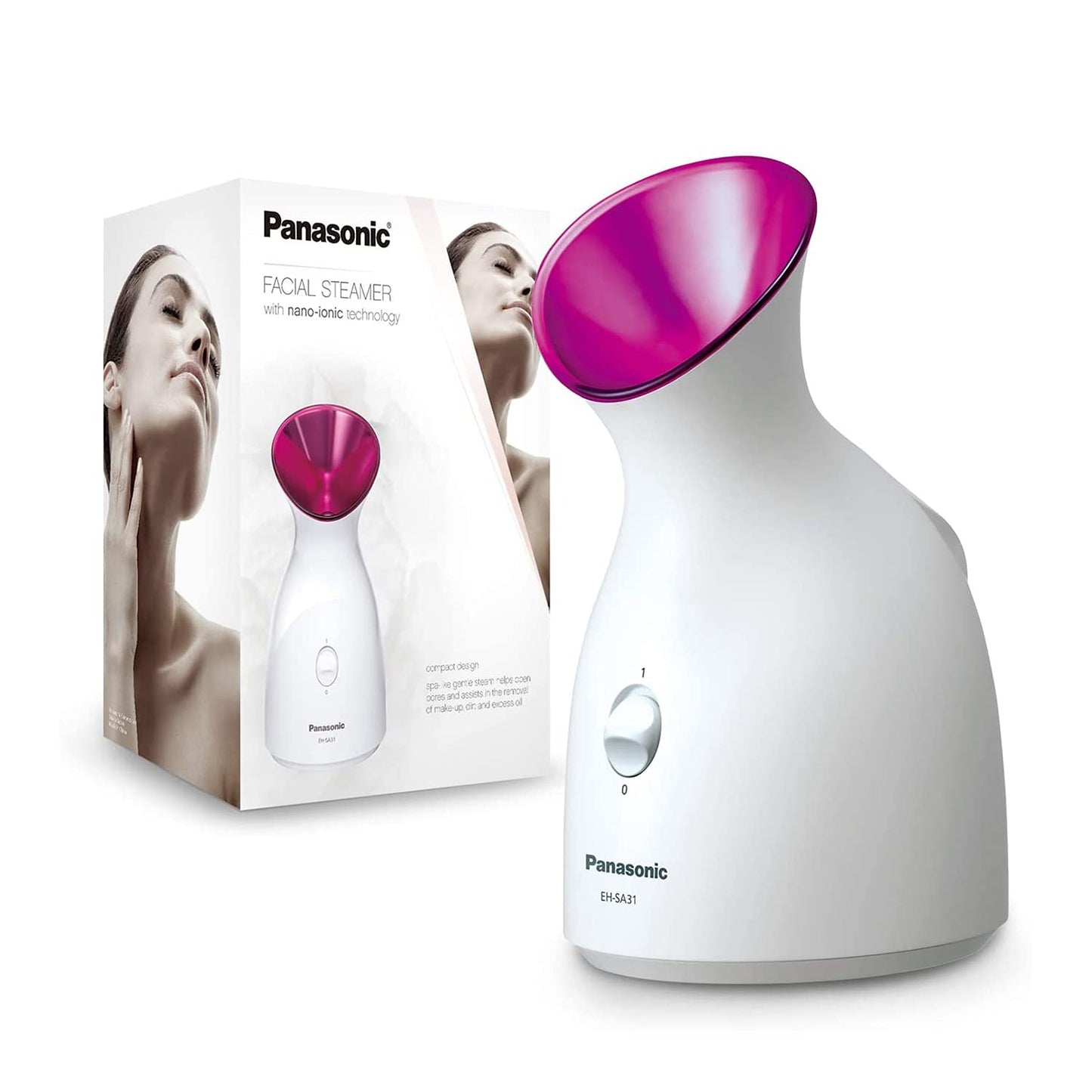 Panasonic EH-SA31VP水療品質面部蒸籠,採用超細蒸氣進行保濕和清潔, 一鍵操作