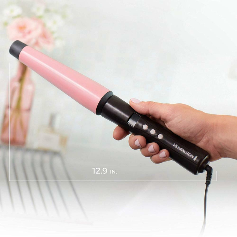 REMINGTON Pro 珍珠陶瓷錐形卷髮棒