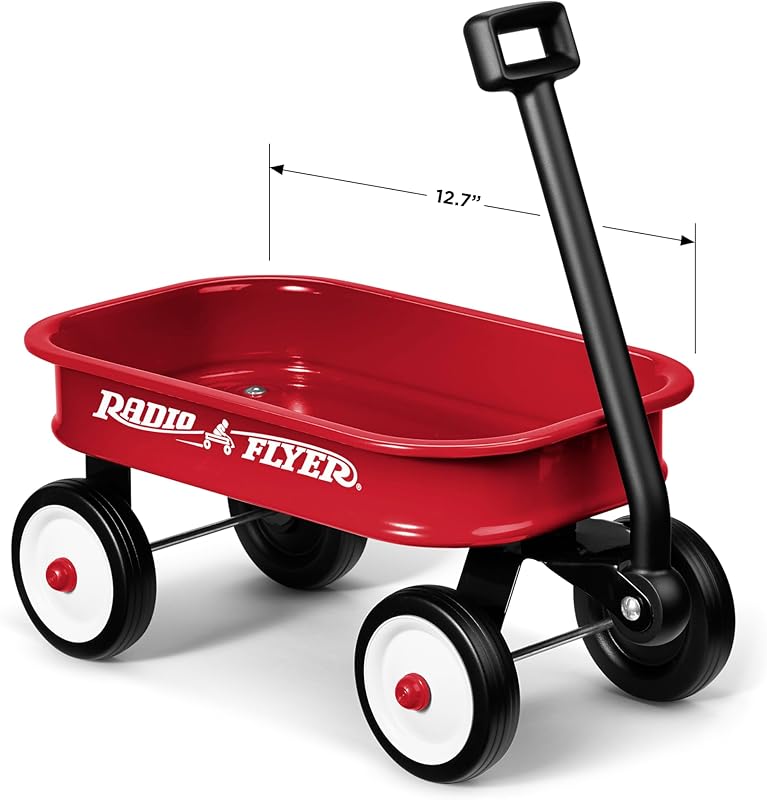 Radio Flyer 42cm旅行車玩具,適合1.5歲以上兒童,紅色