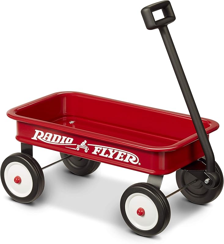 Radio Flyer 42cm旅行車玩具,適合1.5歲以上兒童,紅色
