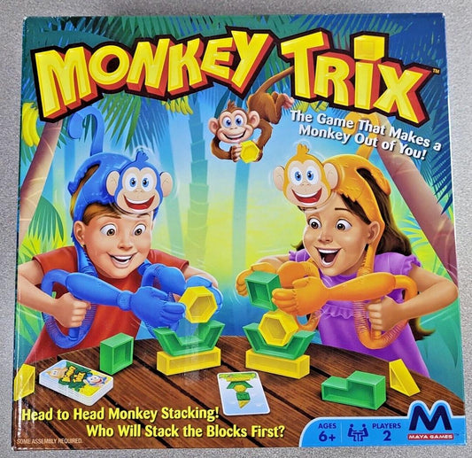 家庭棋盤遊戲瑪雅遊戲猴子Trix
