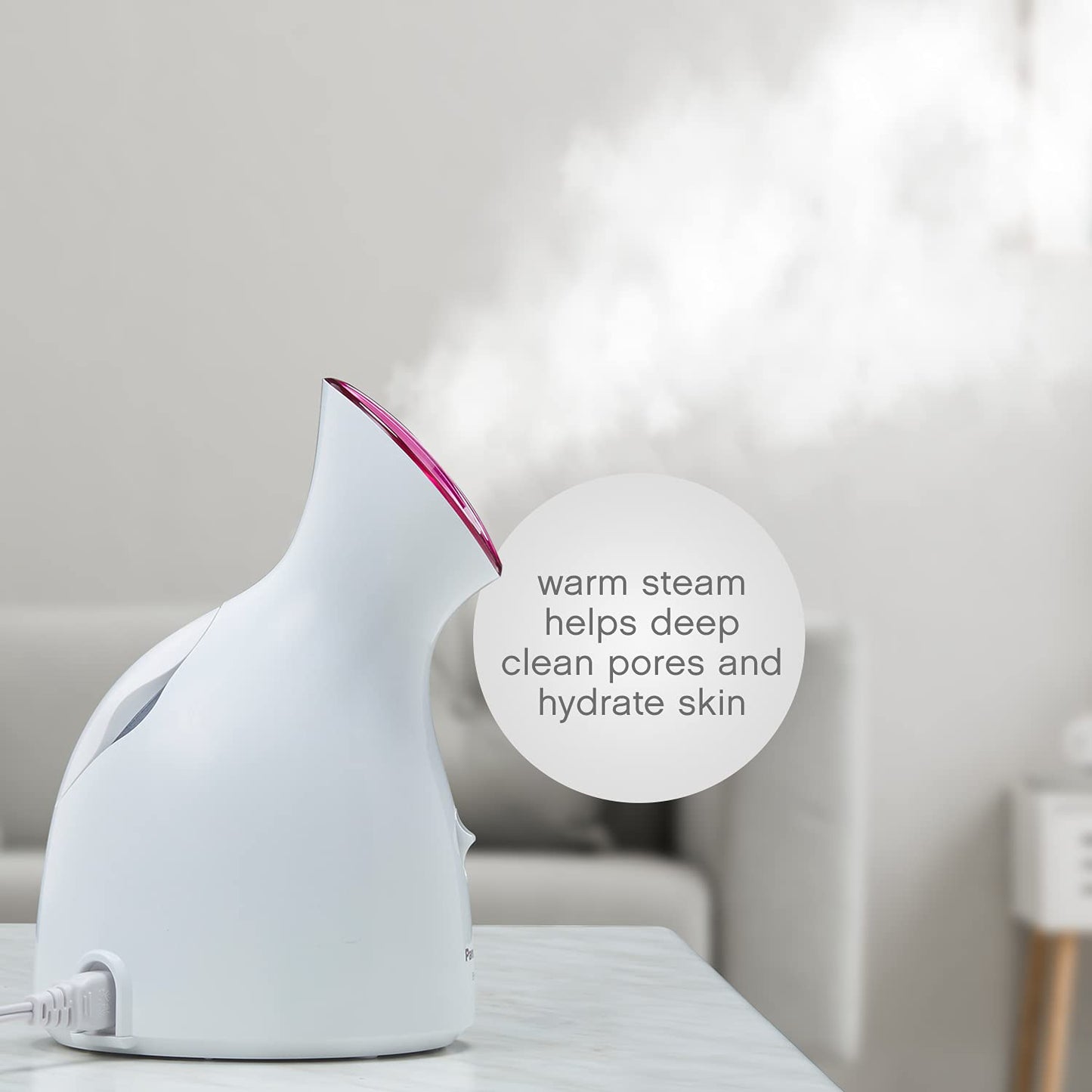 Panasonic EH-SA31VP水療品質面部蒸籠，採用超細蒸氣進行保濕和清潔, 一鍵操作