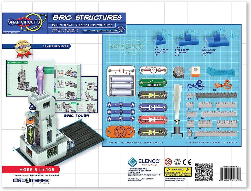Snap Circuits BRIC: Structures 電子積木探索套裝