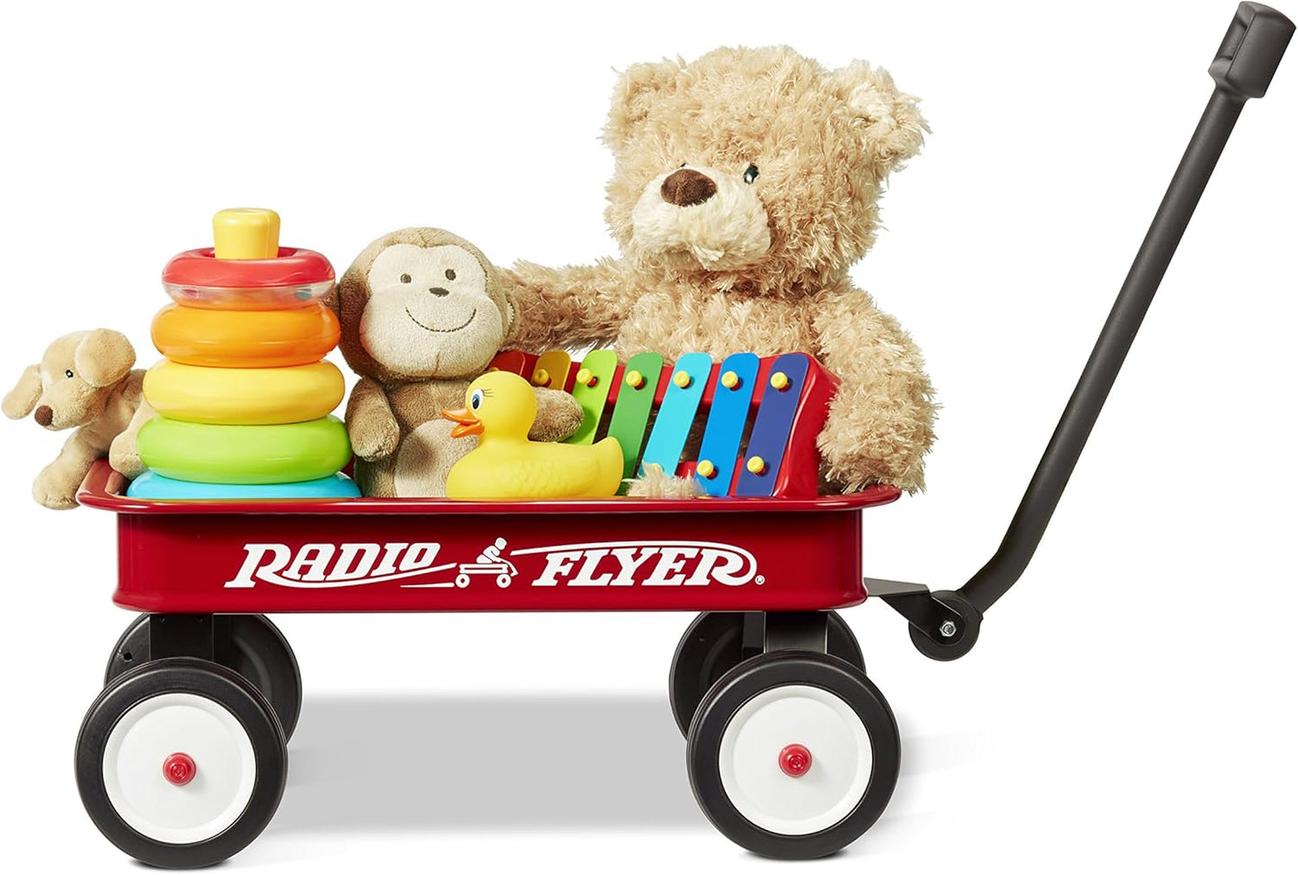 Radio Flyer 42cm旅行車玩具，適合1.5歲以上兒童，紅色