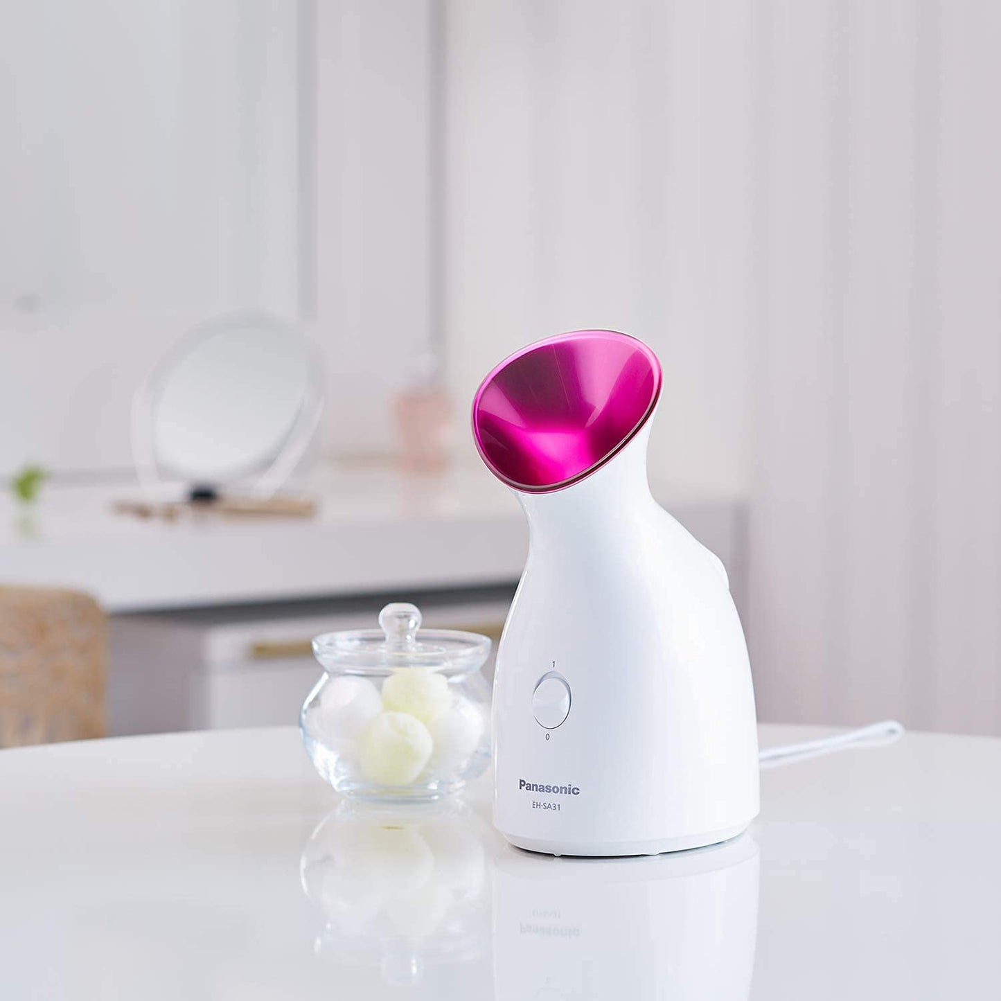 Panasonic EH-SA31VP水療品質面部蒸籠，採用超細蒸氣進行保濕和清潔, 一鍵操作